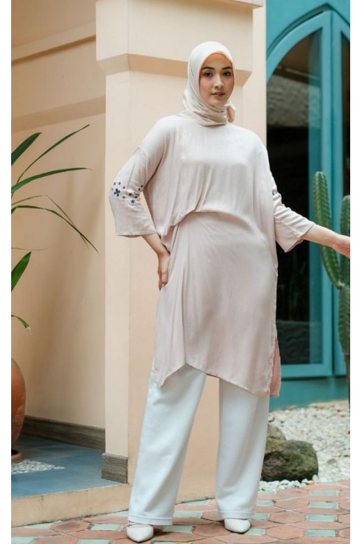 Azzura Kaftan Tunik Creme